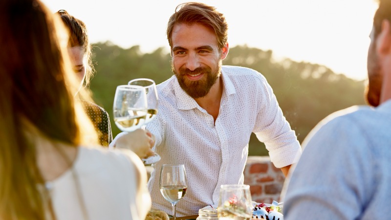 italiaanse witte wijn